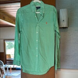 Ralph Lauren Green Casual Button Down Shirt